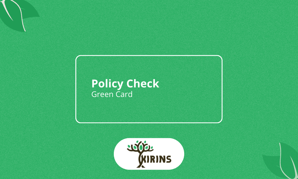 Checking the Green Card by car or policy number